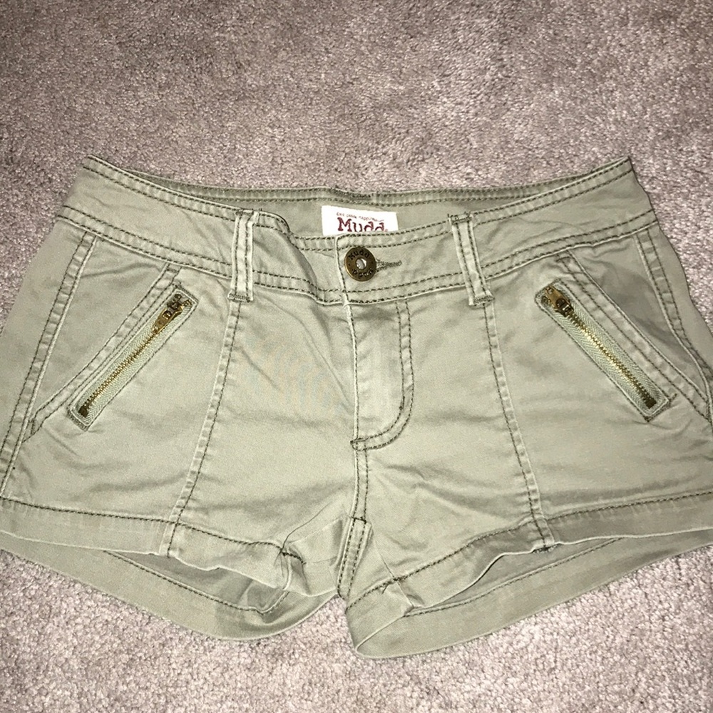 Green shorts